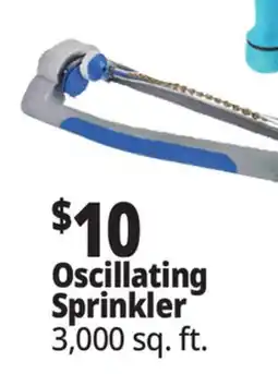 Ocean State Job Lot Tiller & Rowe Oscillating Sprinkler 3 000 sqft offer