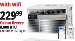 Ocean State Job Lot Ocean Breeze 8 000 BTU Window Air Conditioner offer