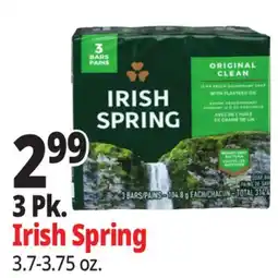 Ocean State Job Lot Irish Spring Original Clean Deodorant Bar Soap 3 Count offer