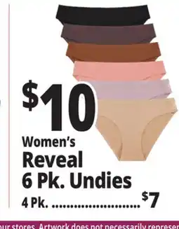 Ocean State Job Lot Women's Reveal 6 Pk. Undies offer