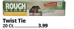 Ocean State Job Lot Rough Stuff 30 Gal Outdoor Trash Bags 20 Count offer
