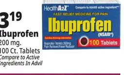 Ocean State Job Lot Ibuprofen 200 mg Tablets 100 Count offer
