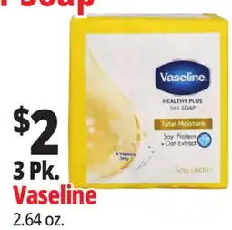 Ocean State Job Lot Bar Soap 3 Pk. Vaseline offer