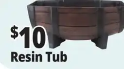 Ocean State Job Lot Whiskey Tub Resin Planter offer