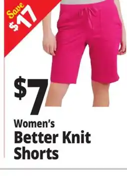 Ocean State Job Lot Women's Better Knit Shorts offer
