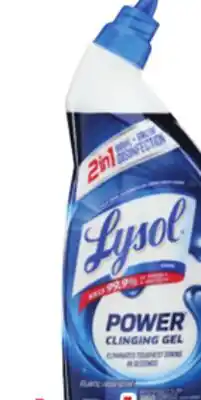 Ocean State Job Lot Lysol 2-In-1 Disinfecting Toilet Bowl + Brush Power Cleaning Gel 24 oz offer
