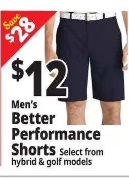 Ocean State Job Lot Men's Better Performance Shorts offer