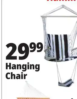 Ocean State Job Lot Outdoor Living Hanging Chair with Arm & Foot Rest offer