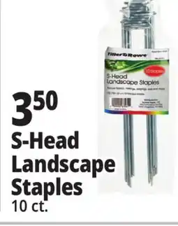Ocean State Job Lot Tiller & Rowe S-Shaped Landscape Staples 10 Count offer