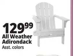 Ocean State Job Lot Folding Adirondack Chair White offer
