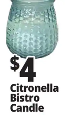 Ocean State Job Lot Citronella Bistro Candle offer