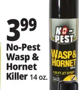 Ocean State Job Lot No-Pest Wasp & Hornet Killer 14 oz offer