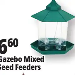 Ocean State Job Lot Gazebo Mixed Seed Feeders offer