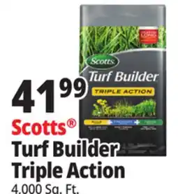 Ocean State Job Lot Scotts Turf Builder Triple Action Weed Control & Lawn Food 4 000 sq ft offer