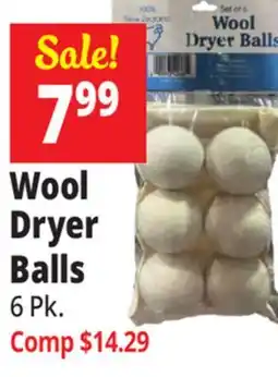 Ocean State Job Lot Wool Dryer Balls offer