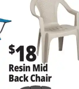 Ocean State Job Lot Midback Resin Chair offer