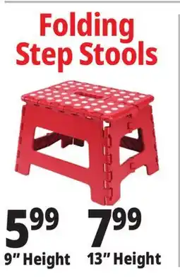 Ocean State Job Lot HomeLiving Folding Step Stool 9 offer