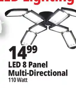 Ocean State Job Lot Bright Living 8-Panel LED Garage Light offer