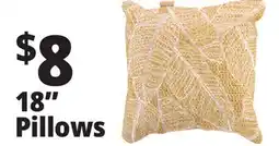 Ocean State Job Lot 18 Pillows offer