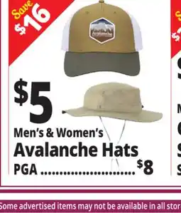 Ocean State Job Lot Men's & Women's Avalanche Hats offer