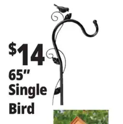 Ocean State Job Lot 65 Single Bird Shepherd Hook offer