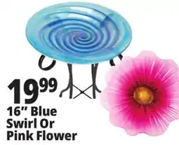 Ocean State Job Lot Glass Bird Bath with Metal Stand 22 offer