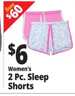 Ocean State Job Lot Women's 2 Pc. Sleep Shorts offer