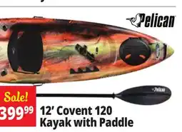 Ocean State Job Lot Pelican Covert Angler Kayak w/ Paddle offer