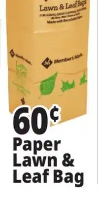 Ocean State Job Lot Single Paper Lawn & Leaf Bag offer