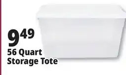 Ocean State Job Lot Gracious Living Clear Tote with Flip Top Lid 14 Gal offer