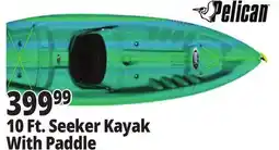 Ocean State Job Lot Pelican Seeker 100X Kayak w/ Paddle offer