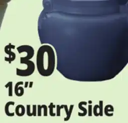 Ocean State Job Lot Countryside Planter Bronze 16 offer