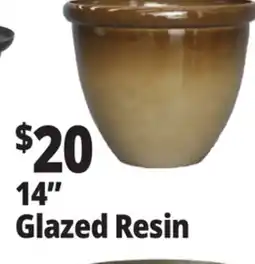 Ocean State Job Lot 14 Glazed Resin Planters offer