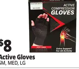 Ocean State Job Lot Promedica Sport Performance Active Compression Gloves Large offer