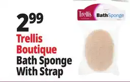 Ocean State Job Lot Trellis Boutique Bath Sponge with Strap offer