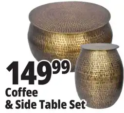 Ocean State Job Lot Coffee & Side Table Set offer