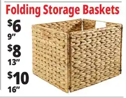 Ocean State Job Lot Folding Storage Baskets offer