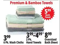 Ocean State Job Lot Premium & Bamboo Towels offer