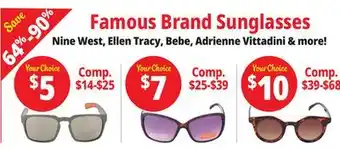 Ocean State Job Lot Sunglasses offer