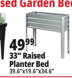 Ocean State Job Lot Steel Raised Garden Planter 33 offer