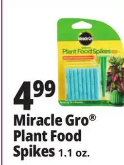 Ocean State Job Lot Miracle-Gro Indoor Plant Food Spikes 1.1 oz offer
