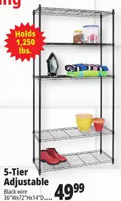 Ocean State Job Lot 5-Tier Adjustable offer