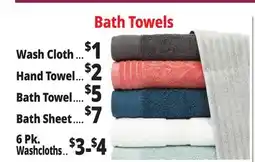Ocean State Job Lot Bath Towels offer