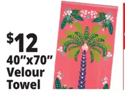 Ocean State Job Lot 40x70 Velour Towel offer