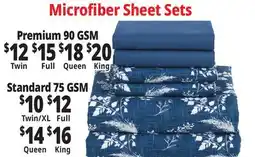 Ocean State Job Lot Microfiber Sheet Sets offer