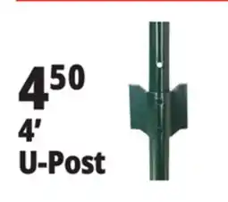 Ocean State Job Lot Tiller & Rowe Steel Garden Fence U-Post 4' offer