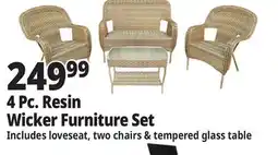 Ocean State Job Lot 4-Piece Wicker Furniture Set offer