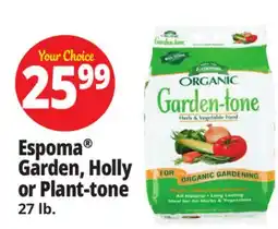 Ocean State Job Lot Espoma Organic Garden-Tone Herb and Vegetable Food 27 lb offer