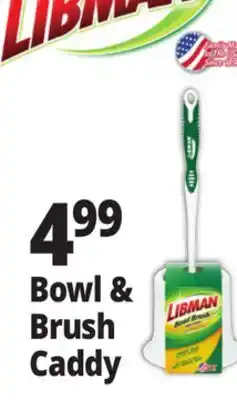 Ocean State Job Lot Libman Bowl Brush & Caddy 2 Piece offer