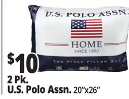 Ocean State Job Lot U.S. Polo Standard Pillows 2 Count offer
